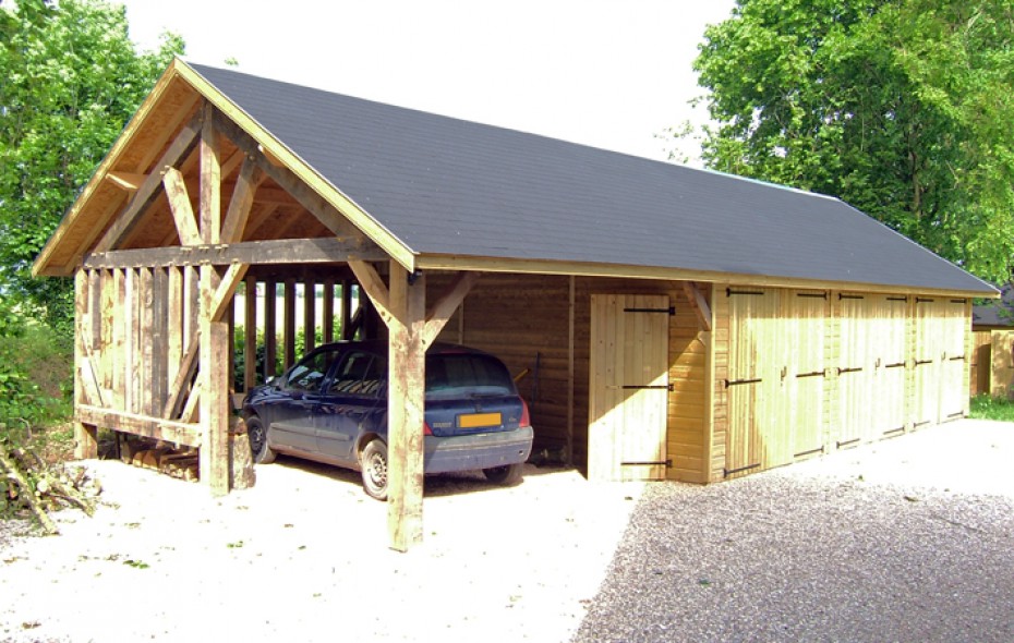 Kit grand garage en ossature bois Dimensions Grand Garage 3