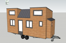 Modéle de plan tiny house Pauline