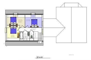 Plan etage maison virginia