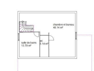 Plan habitation etage nina